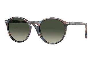 Persol PO3285S 115571 Gradient GreyStriped Blue