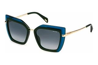 Police SPLP43 0U87 SMOKE GRADIENT SMOKESHINY BLUE+GREEN