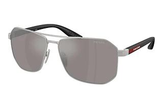 Prada Linea Rossa PS A53S 18X80I Purple Brown Mirror SilverMatte Champagne