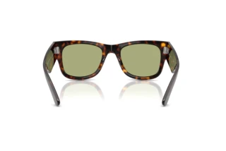 Rear view Ray-Ban MEGA WAYFARER (RB0840S - 902/4E)