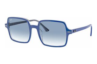 Ray-Ban RB1973 13193F CLEAR GRADIENT BLUEBLUE ON VICHY BLUE/WHITE