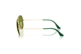 Side view Ray-Ban AVIATOR LARGE METAL (RB3025 - 001/4E)