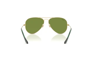 Rear view Ray-Ban AVIATOR LARGE METAL (RB3025 - 001/4E)
