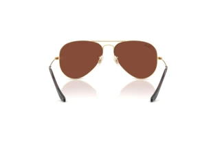 Rear view Ray-Ban AVIATOR LARGE METAL (RB3025 - 001/C5)