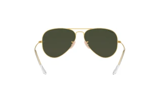 Rear view Ray-Ban AVIATOR LARGE METAL (RB3025 - 112/P9)