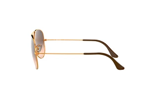 Side view Ray-Ban AVIATOR LARGE METAL (RB3025 - 9001A5)