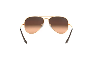 Rear view Ray-Ban AVIATOR LARGE METAL (RB3025 - 9001A5)