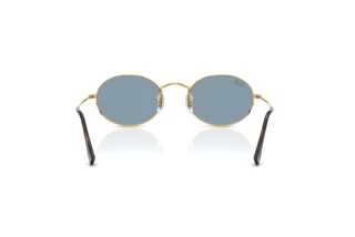 Rear view Ray-Ban OVAL (RB3547 - 001/56)