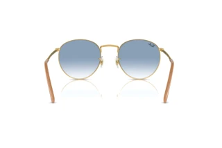 Rear view Ray-Ban NEW ROUND (RB3637 - 001/3F)