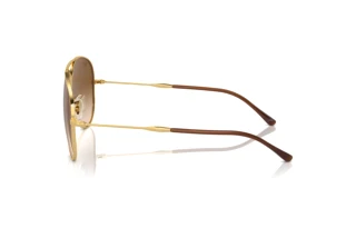 Side view Ray-Ban OLD AVIATOR (RB3825 - 001/51)