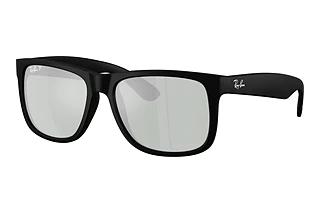 Ray-Ban RB4165 622/Y4 Green Mirror Silver PolarizedRubber Black