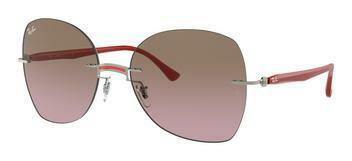 Ray-Ban RB8066 003/14 VIOLET GRADIENT BROWNRED ON SILVER