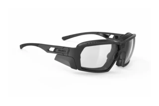 Front view Rudy Project AGENT Q STEALTH certified Z87.1 (SP707306-SH00)