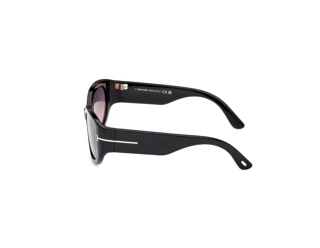 Side view Tom Ford ARIZONA-02 (FT1313 - 01B)