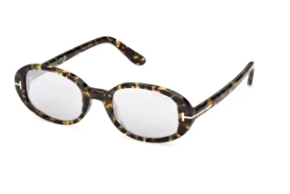 Tom Ford FT1364 55C grau verspiegeltBunt Havanna