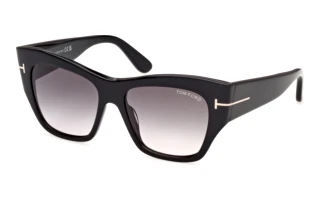 Front view Tom Ford MARGOT-02 (FT1417 - 01B)