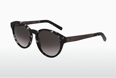 Sunglasses Kerbholz Leopold Black Structured