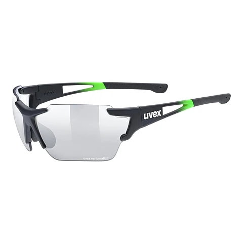 Sunglasses UVEX SPORTS sportstyle 803 race V black green mat