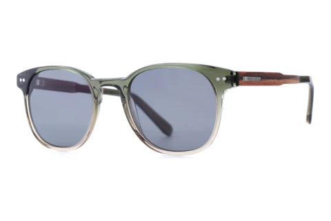 Sunglasses Wood Fellas Pottenstein (10776 macasssar/green)