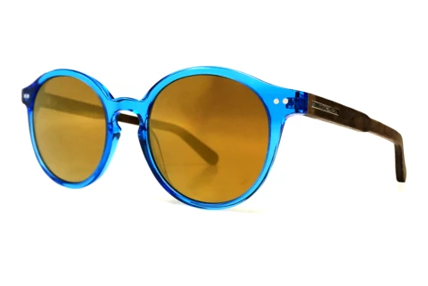 Sunglasses Wood Fellas Leuchtenberg (10793 curled/crystal blue)