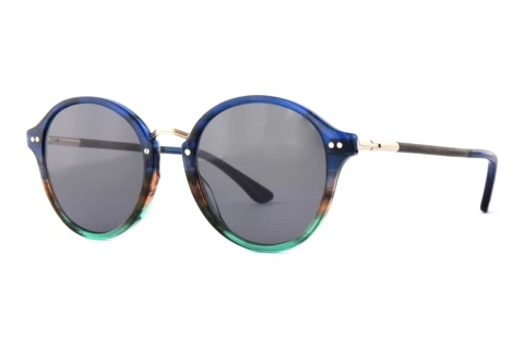 Sunglasses Wood Fellas Etic (11715 black oak/blue)