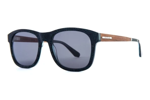 Sunglasses Wood Fellas Mirror (11719 macassar/blue)