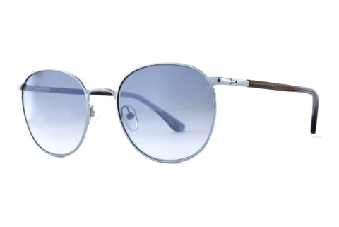 Sunglasses Wood Fellas Hub (11723 curled/silver)