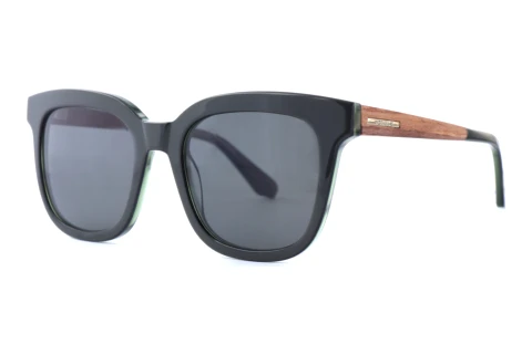 Sunglasses Wood Fellas Leaf (11732 macassar/green)
