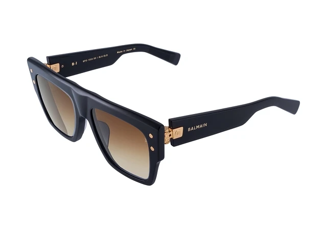 サングラス BALMAIN FW25 Balmain - BPS - d (BPS 117 D) Gold Embossed sunglasses Balmain - Vitkac Canada