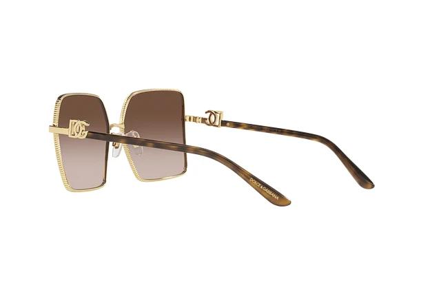 サングラス DOLCE & GABBANA Woman Sunglasses Gold 0DG2279 02/13 Dolce & Gabbana DG2279 02/13 Sunglasses Women's Gold