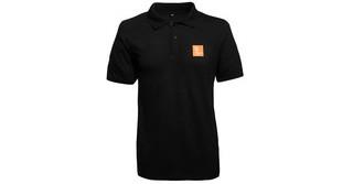 Edel-Optics Polo Shirt SABS ICON schwarz